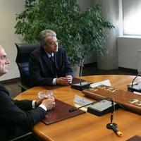 Da sinistra Alfredo Castiglione, Gianni Chiodi e Paolo Gatti