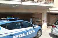 La polizia ad Arischia (foto Raniero Pizzi)