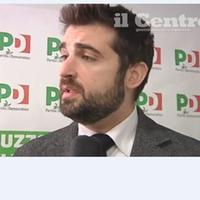 Il segretario dimissionario del Pd Abruzzo Marco Rapino