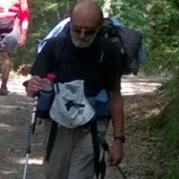 Carlo Rodrigo Fattiboni durante una escursione