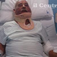 Carlo Martelli ricoverato in ospedale a Lanciano (foto Tdr)
