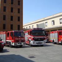 La caserma dei vigili del fuoco di Pescara