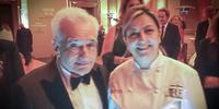 Il regista americano Martin Scorsese con la chef Nadia Moscardi
