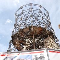La Torre medicea di Santo Stefano di Sessanio crollata nel sisma del 2009