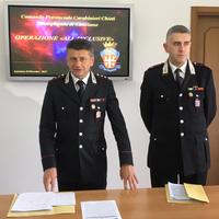 La conferenza dei carabinieri sull'operazione All Inclusive a Chieti