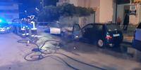 L'intervento dei vigili del fuoco di Roseto in via Carducci, a Pineto