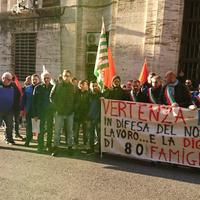 Una protesta dei lavoratori Ball a Roma