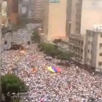 La protesta contro Maduro a Caracas
