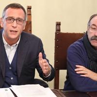 Il sindaco Marco Alessandrini e il vice Enzo Del Vecchio