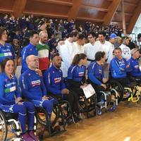 La Nazionale di paraciclismo a Pineto (foto di Luciano Adriani)