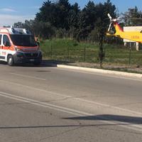 L'elicottero del 118 con l'ambulanza, a Torre Sinello, per il detenuto soccorso in carcere