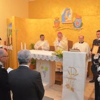 La messa per l'intitolazione della cappella dei carabinieri d'Abruzzo e Molise a San Tommaso
