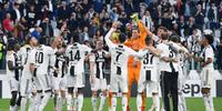 La Juventus, squadra campione d'Italia per l'ottava volta di fila