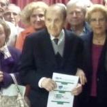 Lino Venturelli (al centro), 92 anni (foto da Cime)