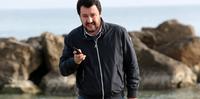 Matteo Salvini in una recente visita a Montesilvano