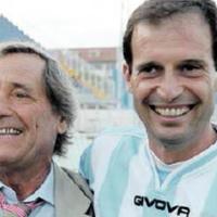 Giovanni Galeone, 78 anni, e Massimiliano Allegri ai tempi del Pescara