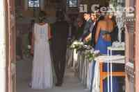 Manuel Estiarte accompagna la figlia all'altare per le nozze