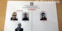 I quattro arrestati dai carabinieri di Atessa (foto di Arnolfo Paolucci)