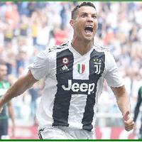 Il 34enne attaccante portoghese della Juventus Cristiano Ronaldo