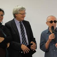 Montesilvano 2012: Carlo Delle Piane (a destra) con Geremia Mancini e la moglie Anna Crispino (foto Geremia Mancini)