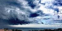 Cielo di tempesta su Pescara (fotoservizio di Giampiero Lattanzio)