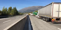 Traffico bloccato sulla A25 tra Celano e Avezzano per un incidente mortale