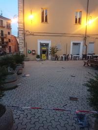 Bomba, il bancoposta assaltato nella notte dai ladri in piazza Matteotti