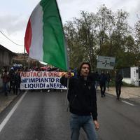 La manifestazione a Nereto contro l'impianto della Wash Italia (fotoservizio di Luciano Adriani)
