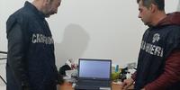 Carabinieri di Pescara in uno degli appartamenti destinati allo sfruttamento della prostituzione cinese