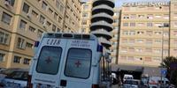 Ambulanza del 118 davanti all'ospedale di Pescara