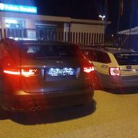 Il Suv Jaguar rubato a Montesilvano recuperato dalla polizia stradale all'altezza di Vasto Nord