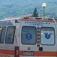 Ambulanza del 118 dell'Aquila