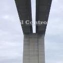 Il viadotto del Cerrano visto dal basso