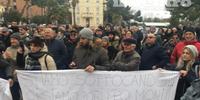 La protesta a Silvi (foto di Luciano Adriani)