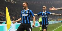De Vrij e Brozovic due protagonisti del derby di Milano che ha visto l'Inter tornare in testa alla classifica con la Juve