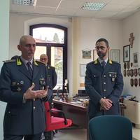 La conferenza della guardia di finanza di Teramo con il comandante Gianfranco Lucignano
