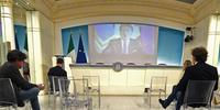 La videoconferenza del presidente del Consiglio Giuseppe Conte