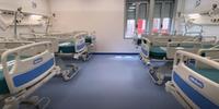 Il reparto completato del nuovo ospedale covid a Pescara