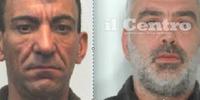 I due napoletani arrestati Giancarlo Di Pinto e Salvatore De Rosa