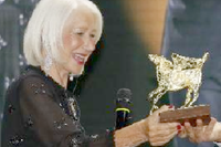 Helen Mirren riceve il Premio Flaiano internazionale alla Carriera