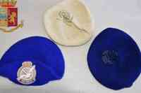 I cappelli utilizzati dagli affiliati con il grado di riconoscimento