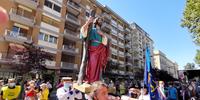 La processione con la statua di Sant'Andrea (foto di Giampiero Lattanzio)