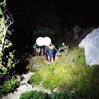 Gli scout recuperati nella notte dal Soccorso alpino e speleologico d'Abruzzo
