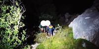 Gli scout recuperati nella notte dal Soccorso alpino e speleologico d'Abruzzo