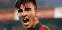 L’attaccante del Genoa Raùl Asencio, 22 anni