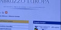 La pagina web della Regione Abruzzo che è stata hackerata e che è stata poi cambiata