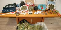 La droga sequestrata in casa di un 40enne di Fossacesia dalla polizia di Lanciano