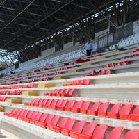 La tribuna dello stadio Bonolis