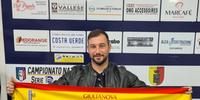 L'attaccante Alessio Campagnacci torna a vestire la cassacca giallorossa del Giulianova