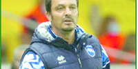 L'allenatore dei biancazzurri Massimo Oddo, 44 anni
